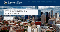 Desktop Screenshot of lawyerstitledfw.com